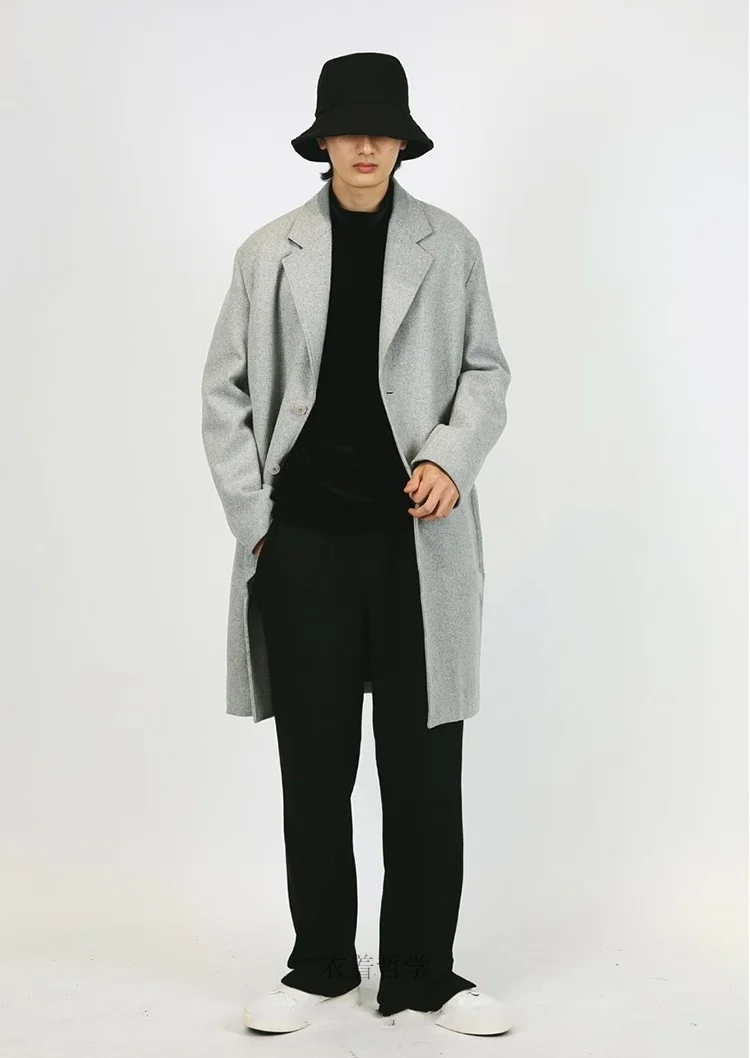 

clothing Men's GD Hair Stylist fashion Catwalk street Loose trousers vent casual pants plus size costumes