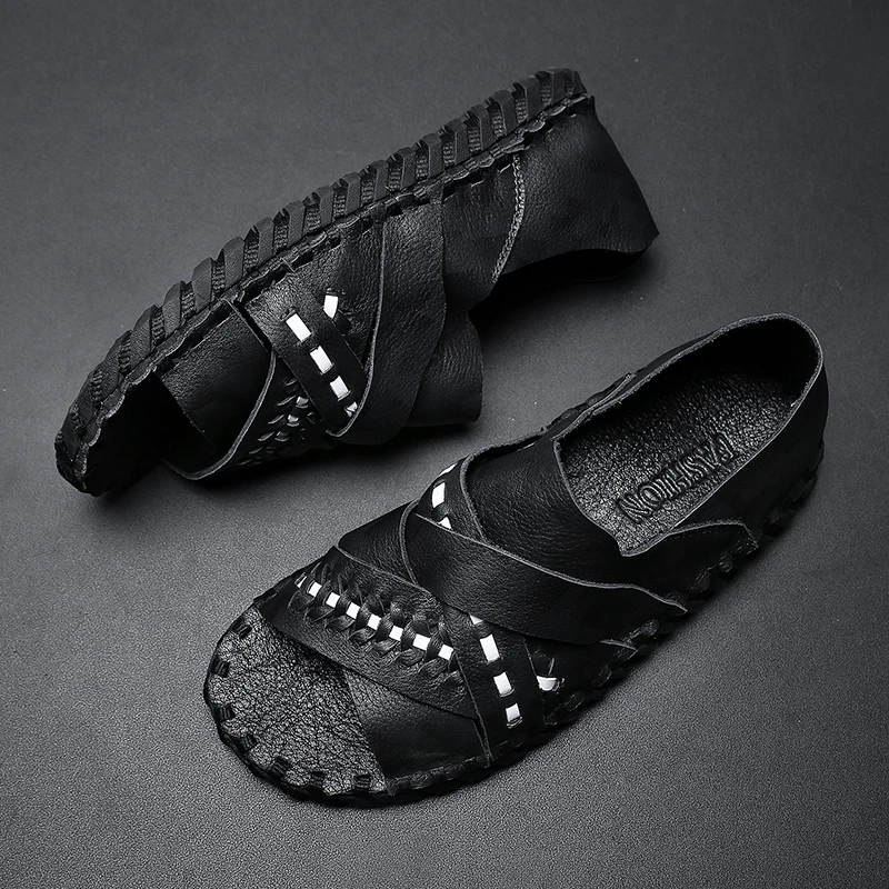 

Men's Breathable Mesh Shoes Roman Sandals Men Comfortable Casual Shoes Breathable Sandale Ete Homme Men's Sneakers