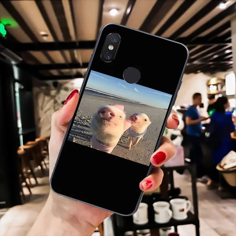 MaiYaCa милый маленький розовый питомец свинка чехол для телефона Xiaomi mi5 6 A1 A2 Lite Mi9 9SE