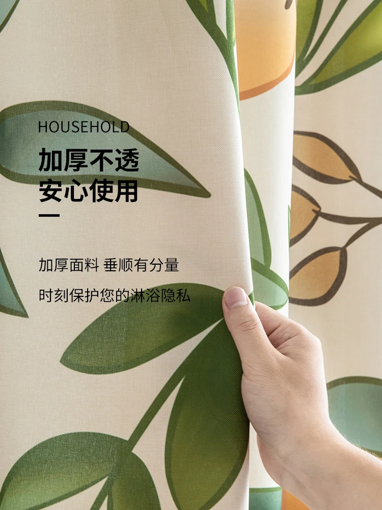 Утолщенная Водонепроницаемая душевая занавеска разделенная для душа с