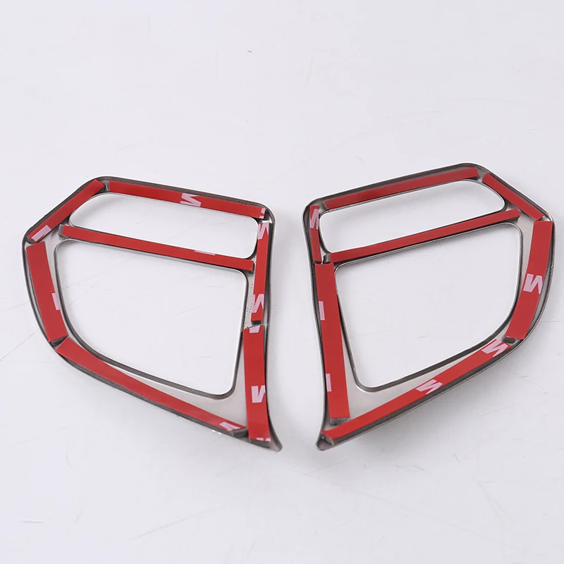 2 шт. для MG HS Рулевое колесо Кнопка Стикеры Нержавеющая сталь автомобиля эмблема