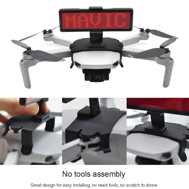 Для Mavic Мини светодиодный дисплей экран комплект с Bluetooth редактирование текста