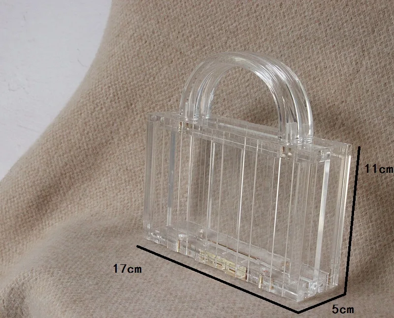 Прозрачный глянцевый клатч для влюбленных drling ежедневное использование