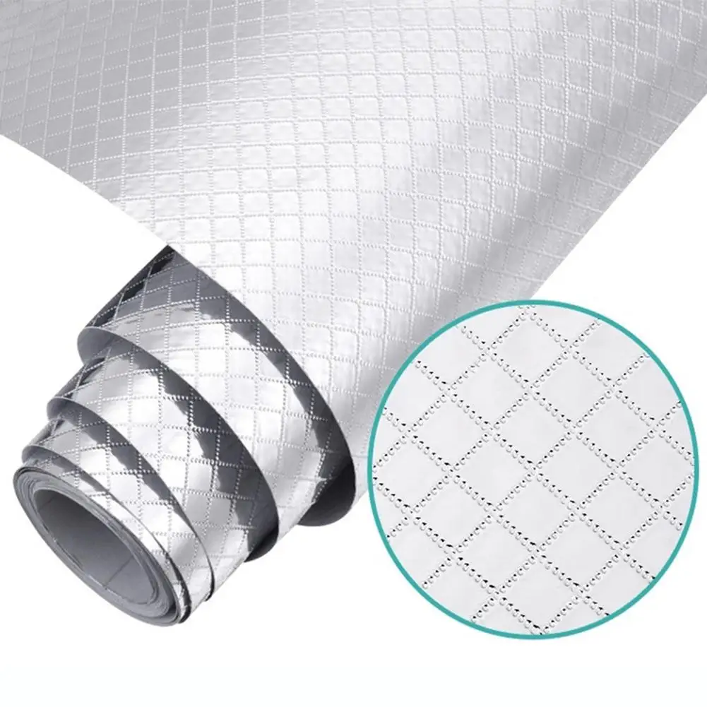 

Oil Proof Heat Resistant Self Adhesive Home Kitchen Stove Cleaning Protect Wall Sticker Decal Supplies