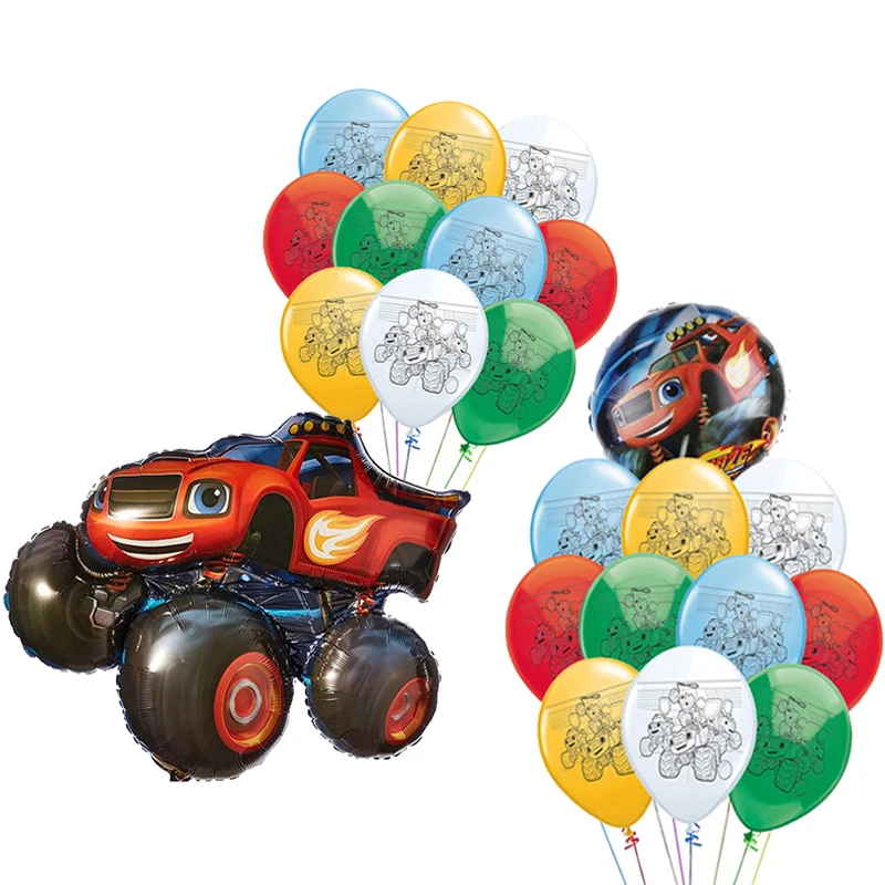 11 шт. вспыш и чудо машинки автомобильную тему игры День рождения украшения