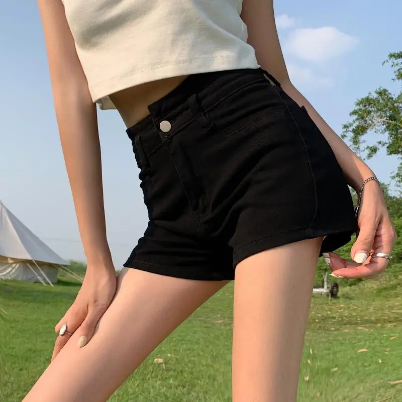 

Женские летние трапециевидные штаны YTX1575 с высокой талией, дизайнерские узкие маленькие шорты в гонконгском стиле