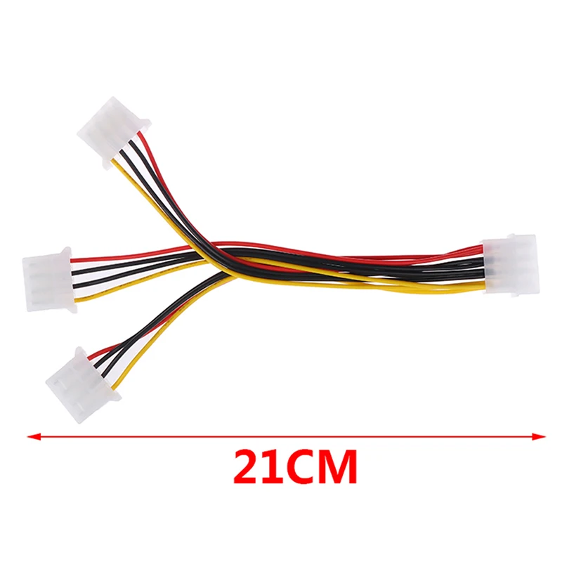 4 Pin IDE/SATA 1-to-3 Molex Женский Питание сплиттер exentsion Кабель-адаптер | Компьютеры и офис