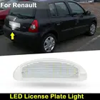 Задний белый светодиодный светильник для номерного знака Renault Clio 2 Duster 1