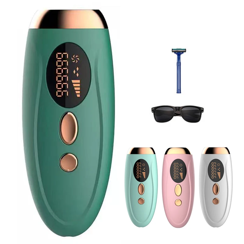 

Лазерный эпилятор IPL для женщин, устройство для лазерного удаления волос с ЖК-дисплеем, 990000 вспышек, Перманентный безболезненный фотонный л...