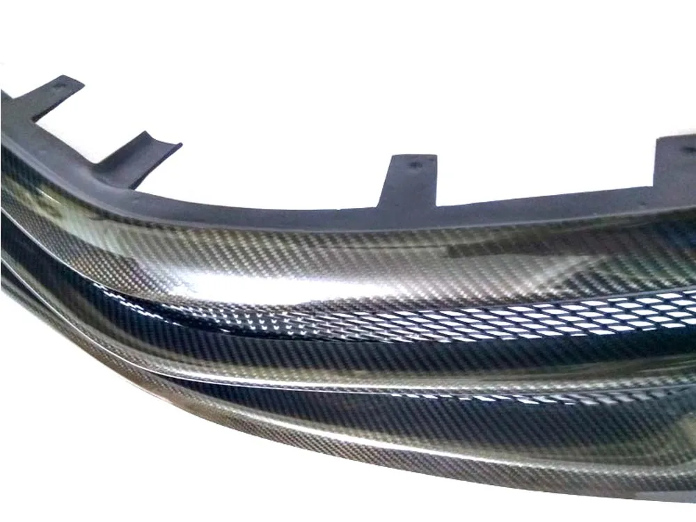 Черная передняя решетка из углеродного волокна отделка гоночные решетки для Toyota