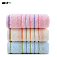 3pcs 100 cotton face towel striped bathroom double towel glass cleaning 5s 10s rectangle microfiber hair towel super soft
