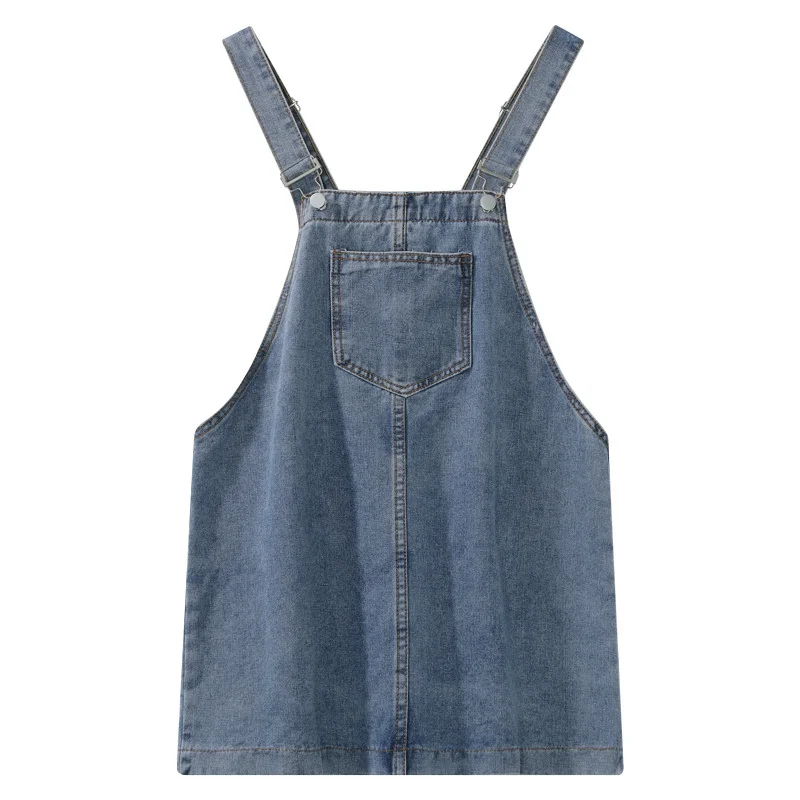 

Denim Brace Dress for Women 2021 New Summer Small Retro Sweet and Spicy Style Salty Sweet Short Skirt