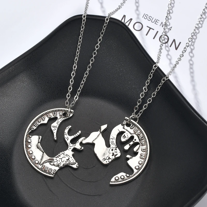 Уникальное ожерелье с подвеской в виде ключа для лучших друзей два съемных