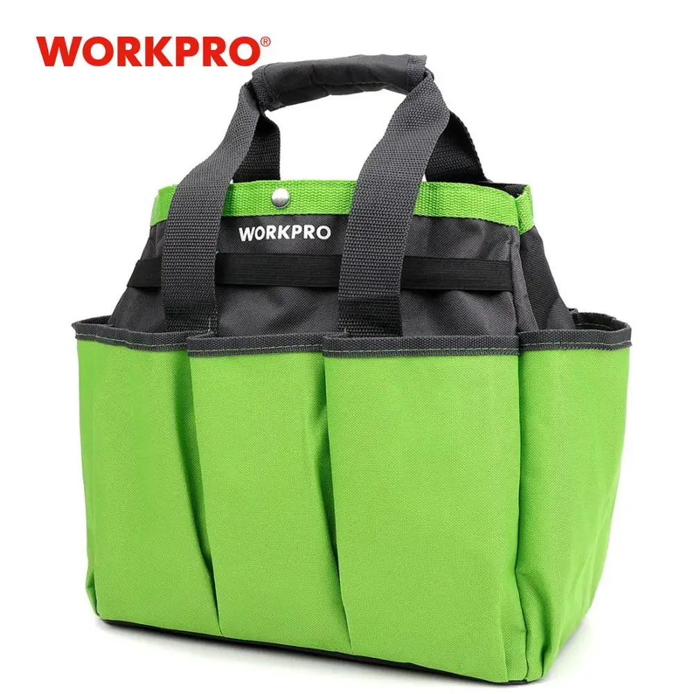 Садовая сумка для инструментов WORKPRO ручная улицы и дома с 8 оксфордскими
