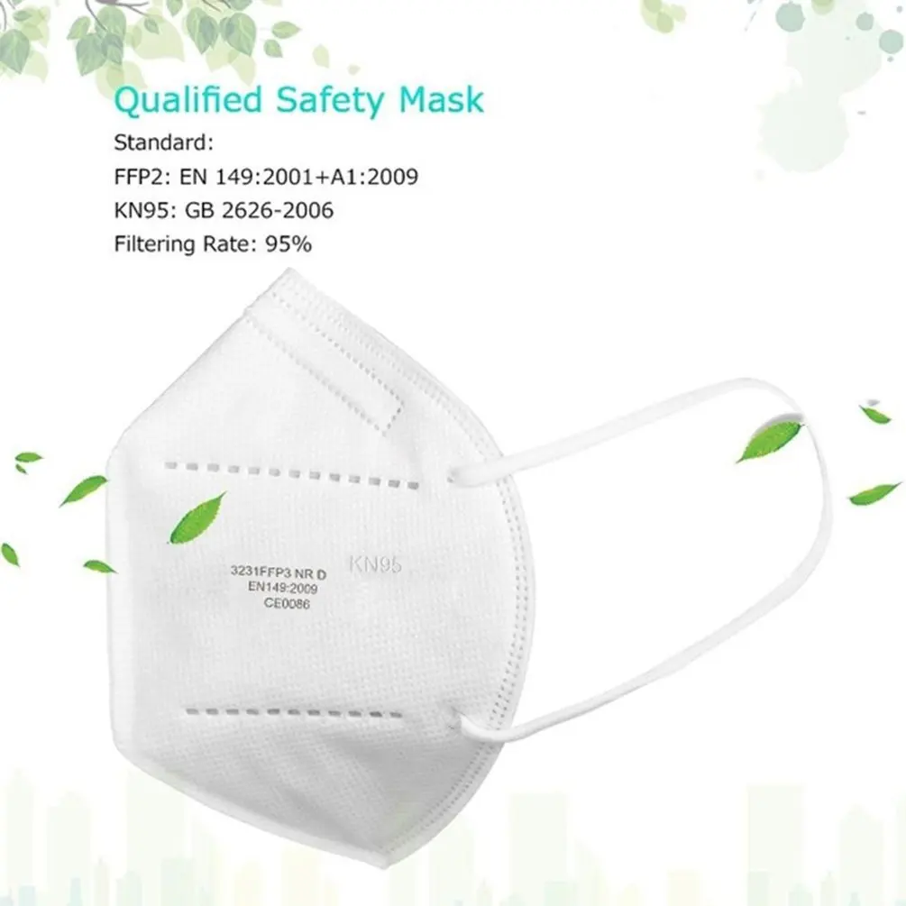 

FFP3 Foldable Mask with Five Layers of Nose Stickers External Protection Dust-Proof and Anti-Haze High Efficiency Filter Mask