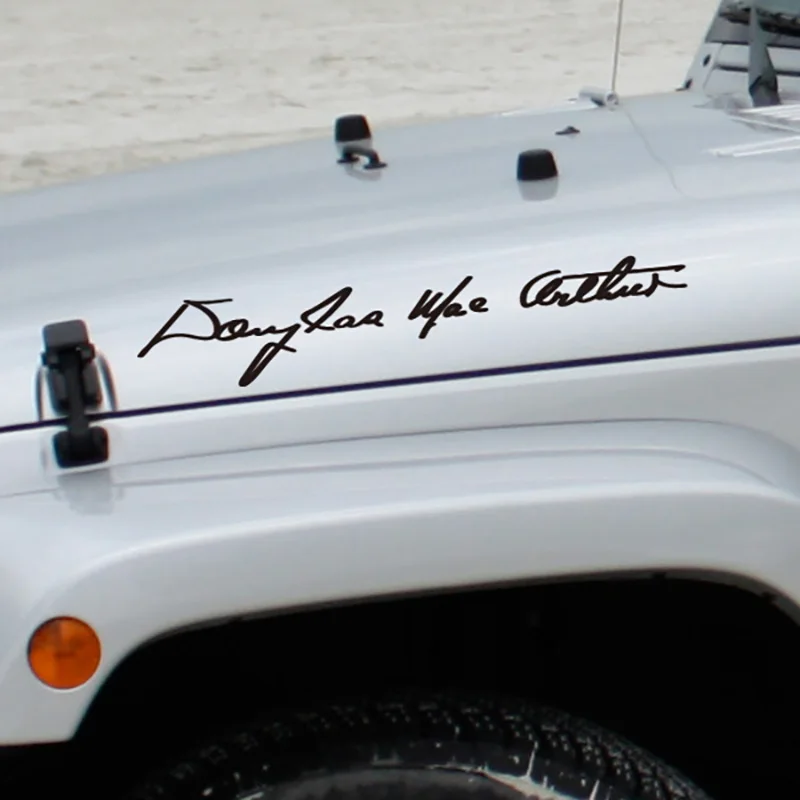 Автомобильные наклейки Noizzy виниловые светоотражающие на бампер для Jeep Wrangler JK