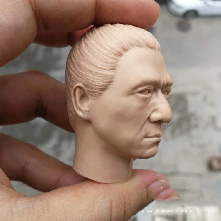 1/6 г. древний генерал Джеки Чан Неокрашенная голова для тела экшн фигурок 12