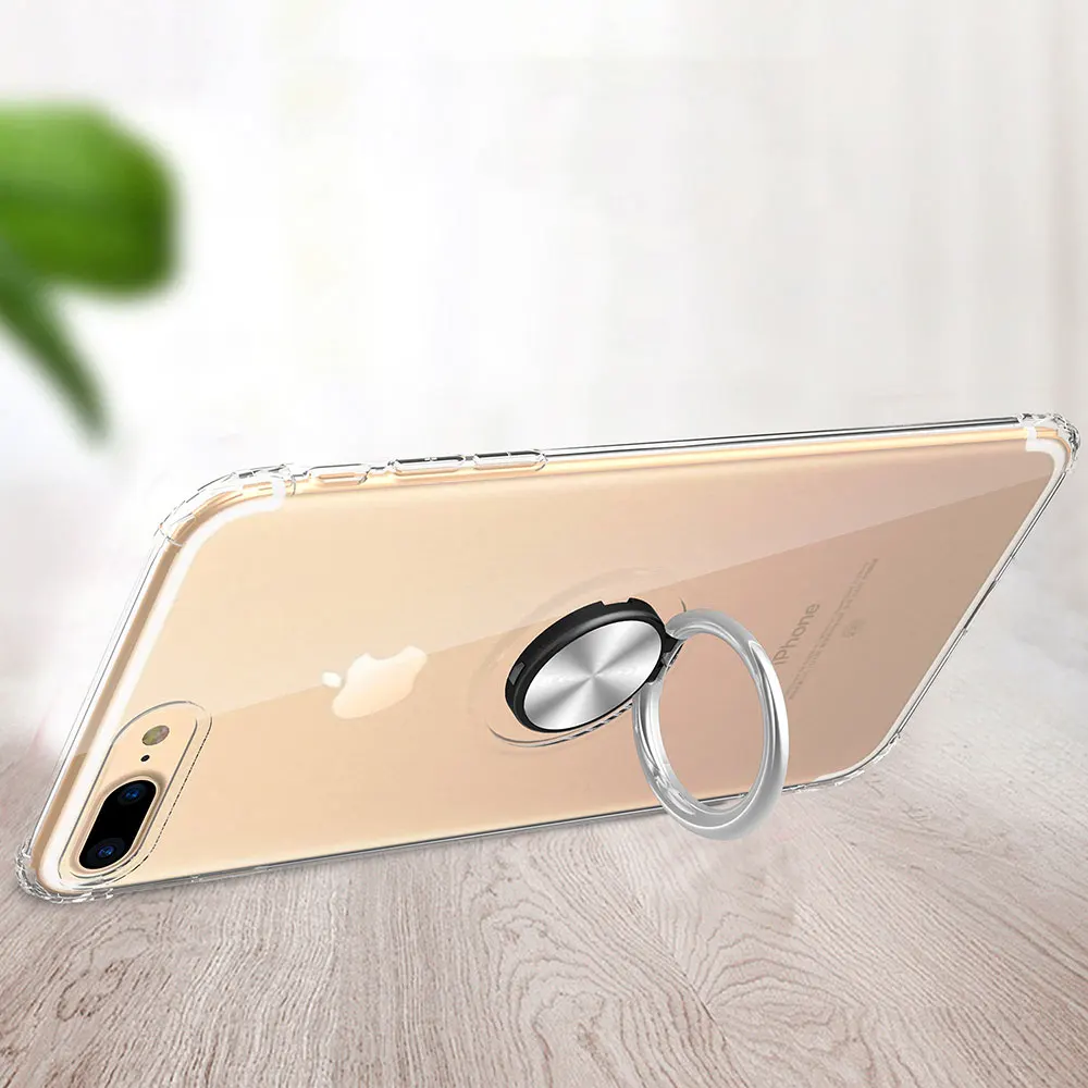 Односенсорный эластичный магнитный чехол-кольцо для телефона iPhone XR 8 7 6 6S Plus