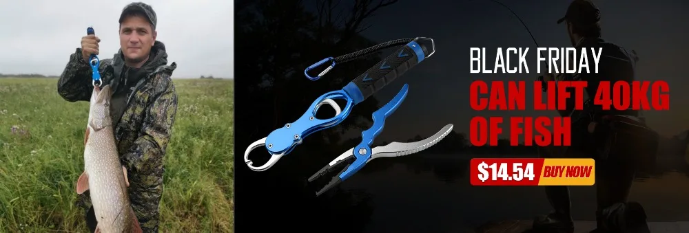 LINNHUE New Aluminum Alloy Fishing Pliers Grip Set Split Ring Cutters Line Hook Recover Fishing Tackle High Quality Fishing Tool