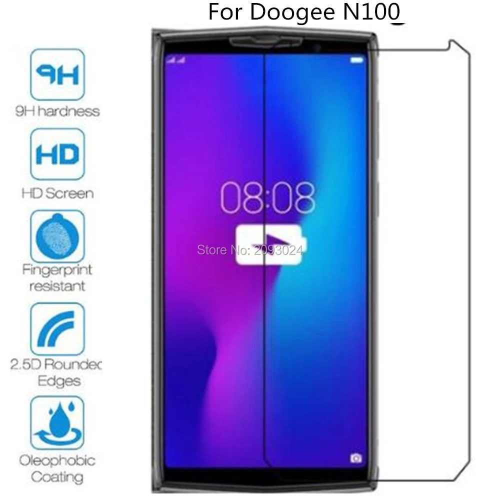 9H 2.5D Закаленное стекло Для Doogee N100 Взрывозащищенная защита экрана HD защитная