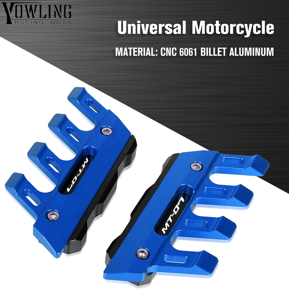 

For YAMAHA MT07 MT-07 FZ07 MT 07 2014 - 2020 2019 Motorcycle Front Fender Side Protection Guard Mudguard Sliders