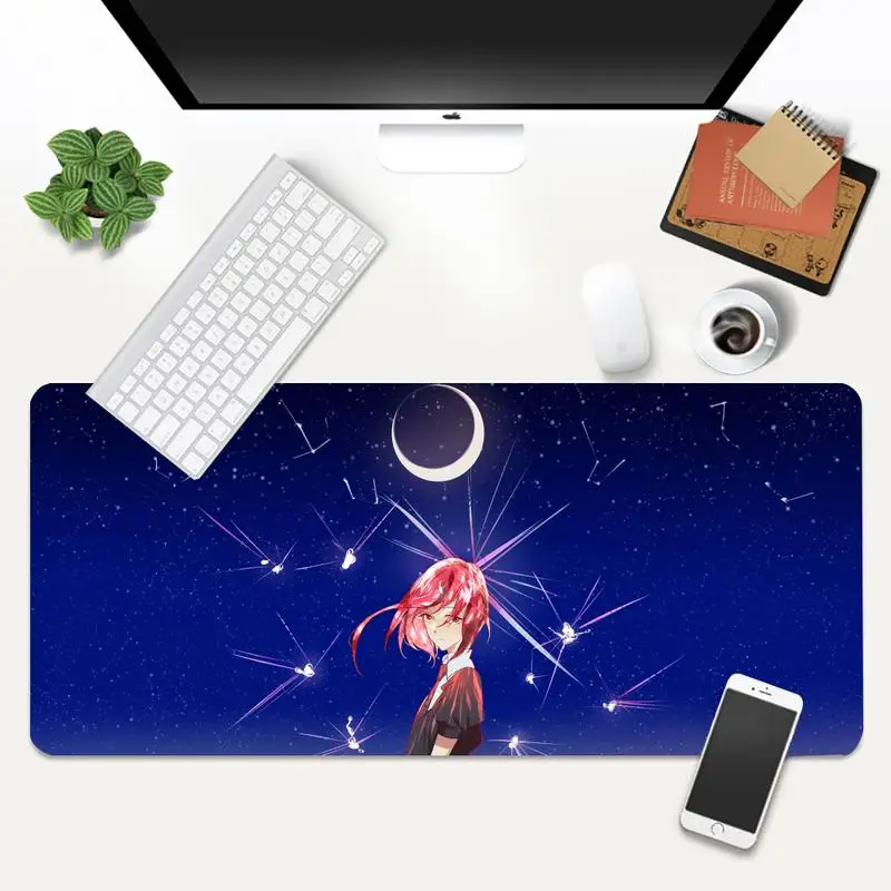 

Houseki no Kuni Laptop Computer Mousepad Animation XL Large Gamer Keyboard PC Desk Mat Takuo Tablet Mousepads