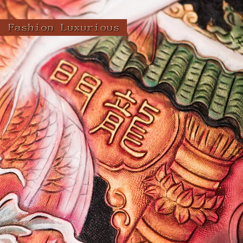 Кожаная нагрудная сумка ручной работы унисекс сумочка на плечо из парчовой кожи