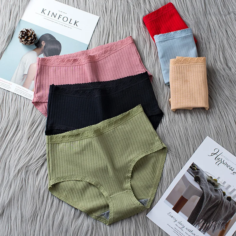Женское нижнее белье хлопковые трусы шорты для девочек бельё мягкие детских