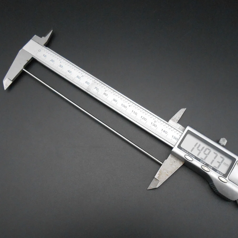 100Pcs X Dia. 2MM Length 150MM G2*150 #45 Steel Shaft Nickel Plated Surface Technology Building Block Parts 2X150 Toy Car Gear - купить по