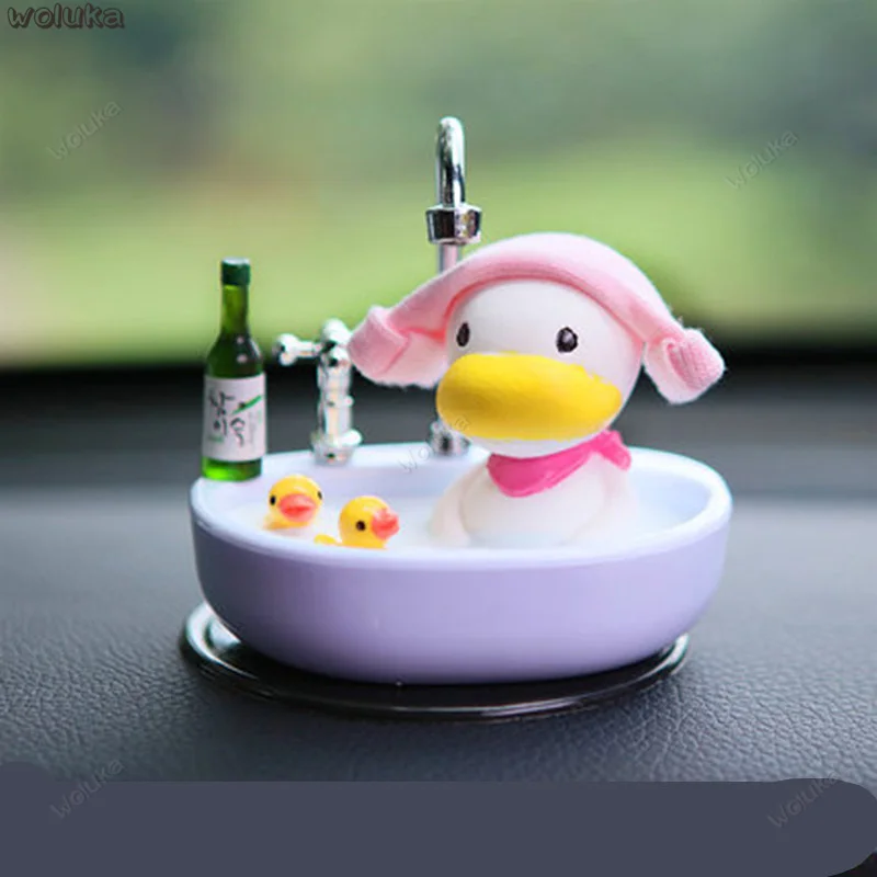 Украшение для автомобиля утка ароматерапия ванна мультфильм автомобиль