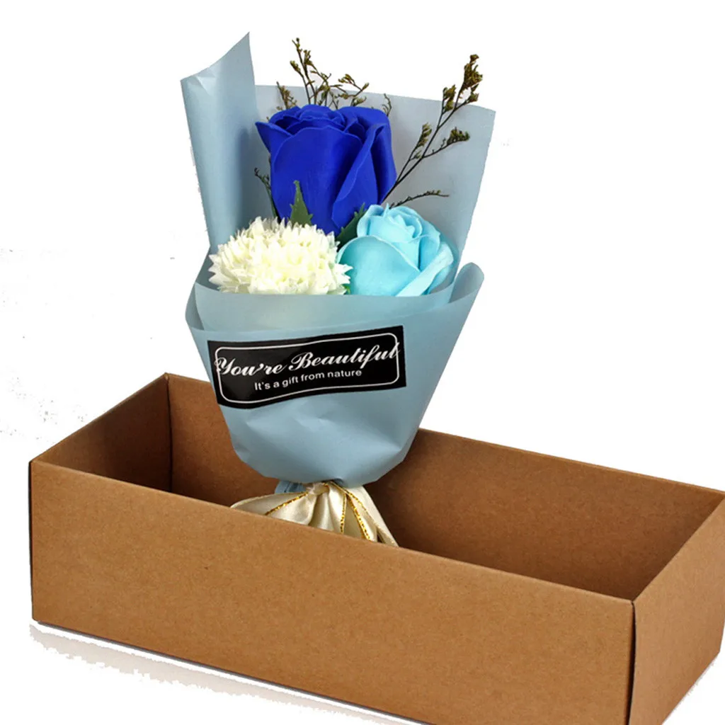 

Box Scented Bath Body Petal Rose Flower Soap Wedding Decoration Gift Best Home Party decorations fast wholesale