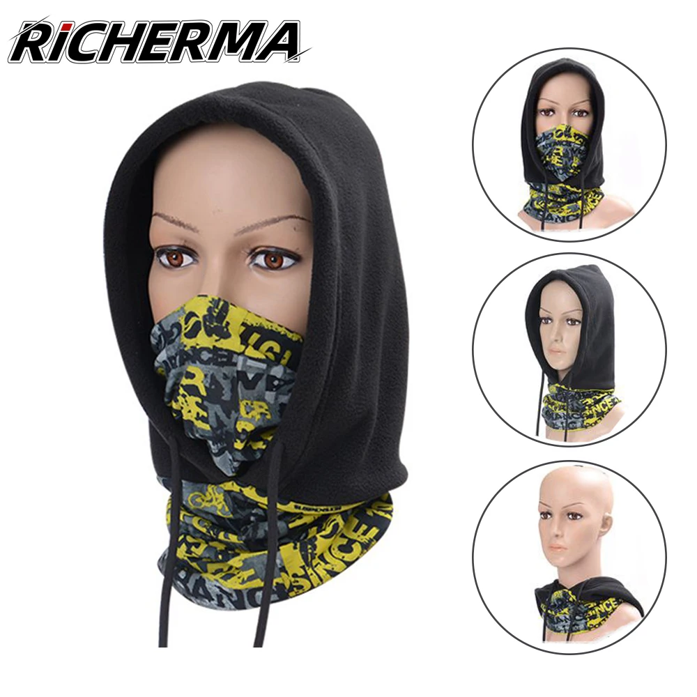 Маска Балаклава на все лицо для мужчин и женщин флисовая зимняя спортивная маска