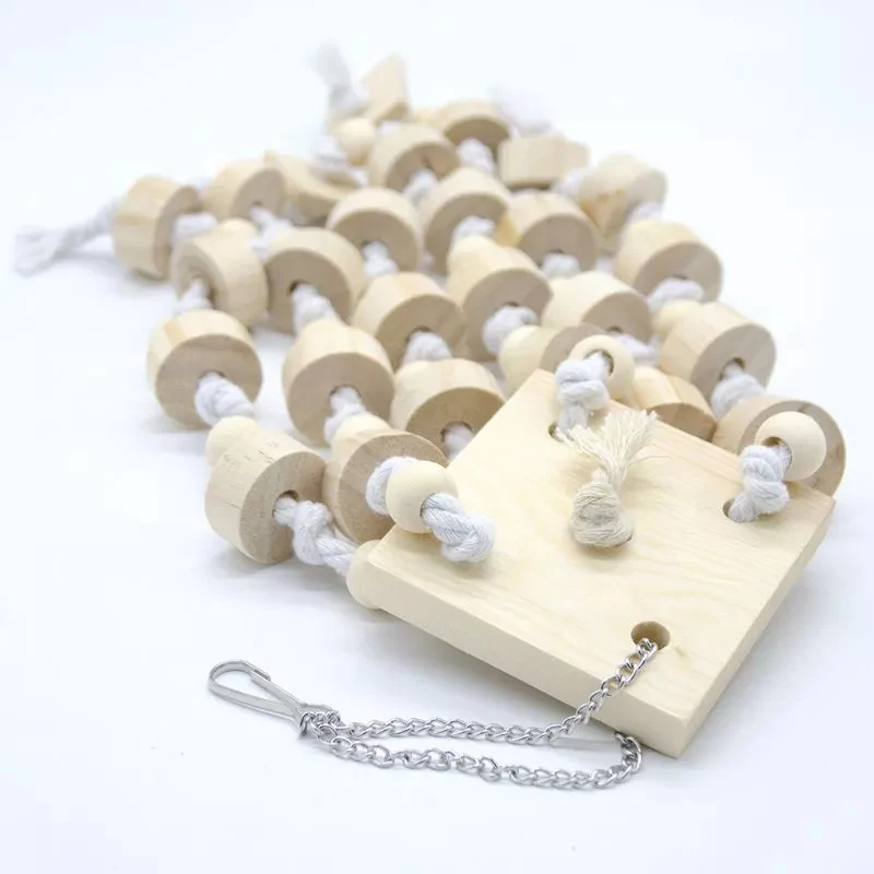 

Wood Bird Chewing Toys-Blocks Parrot Tearing Toys Best for Finch,Parakeet