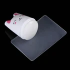 Белая штамп для дизайна ногтей штамп кролик симпатичная силиконовая головка печатные инструменты штамп для ногтей Шаблоны Дизайн ногтей сделай сам инструмент для дизайна