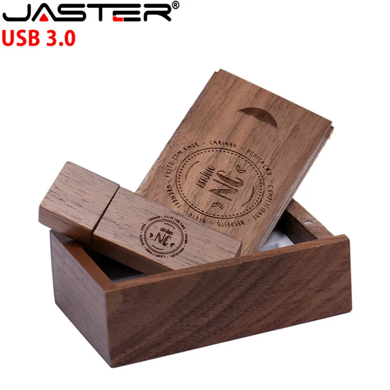 Usb флеш-накопитель JASTER usb 3 0 8/16/32 ГБ деревянный корпус с логотипом на заказ