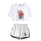 Женский комплект из футболки и пупка, в стиле Харадзюку