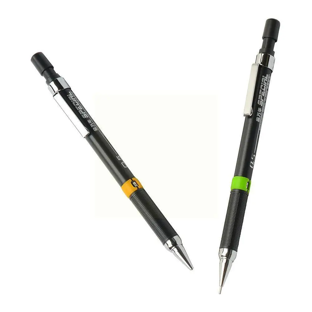 

1 Pieces Fine Automatic Pen 0.5/0.7mm Student Mechanical Style Supplies Kids Automatic Stationery Pencil School Sketch Draw K4f6