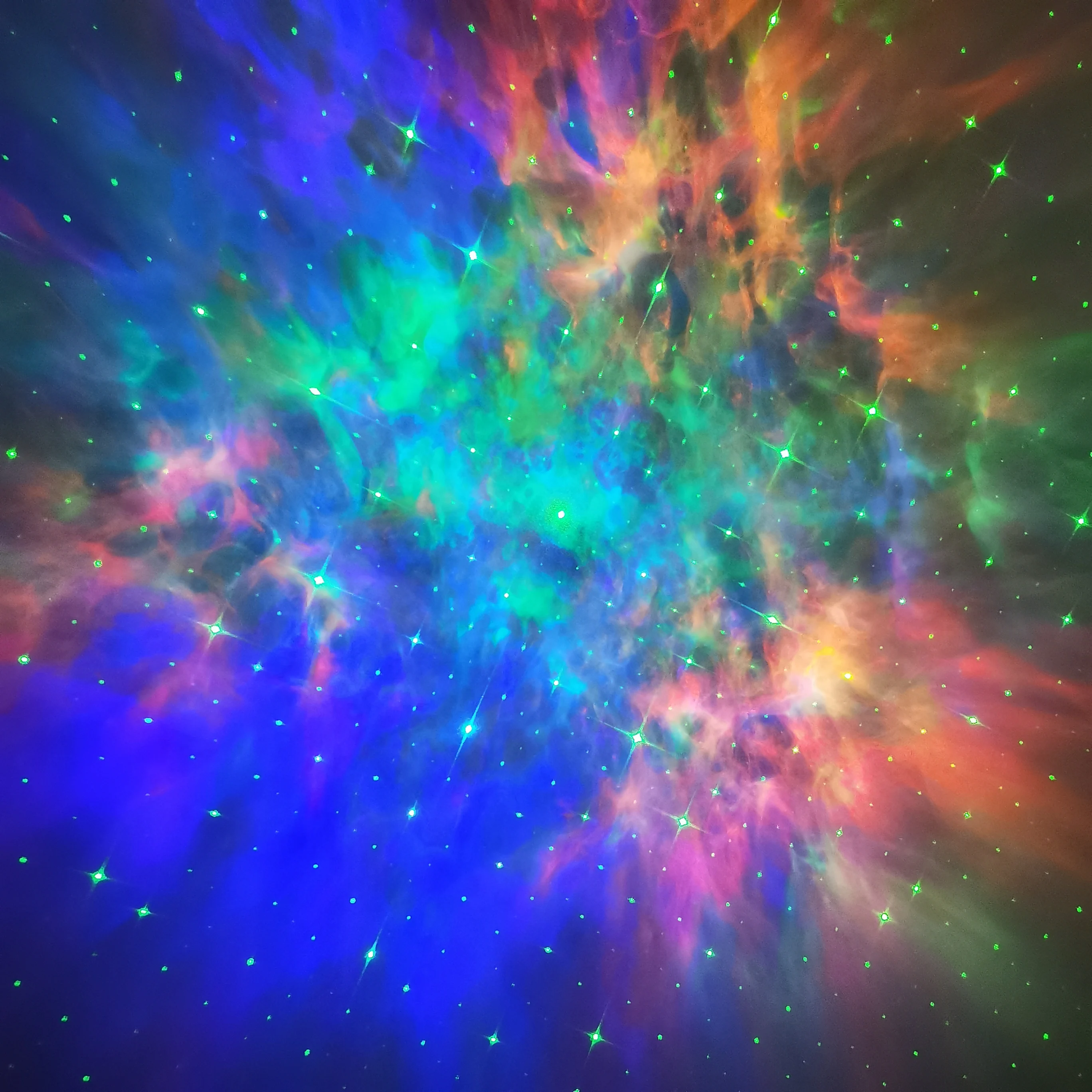 Светодиодный Галактический Звездный проектор светильник НЛО планета Bluetooth новый