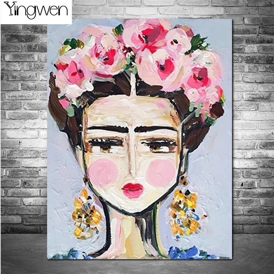 

5d Diamond Painting Impressionist Abstract Woman Portrait Full Diamond Embroidery Cross Stitch Kit Rhinestones Mosaic Home Decor