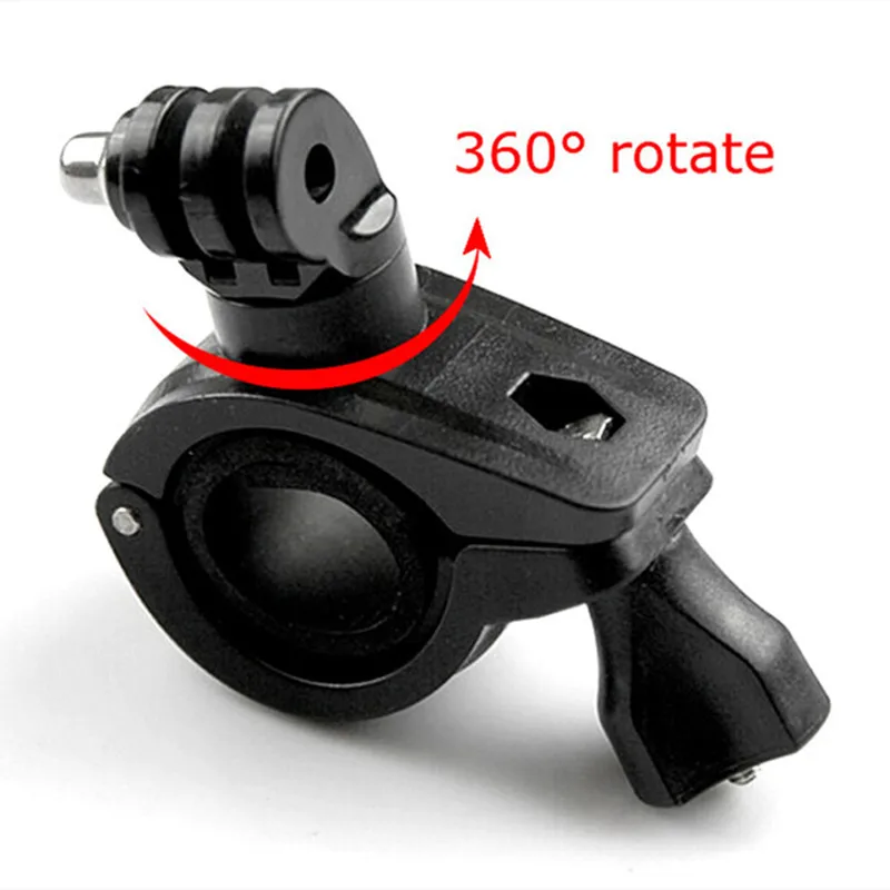 360 Degree Rotation Bicycle Motorcycle Handlebar Mount Holder Bracket For Gopro Hero 9/8/7/6/5/4/3/3+ SJCAM | Электроника
