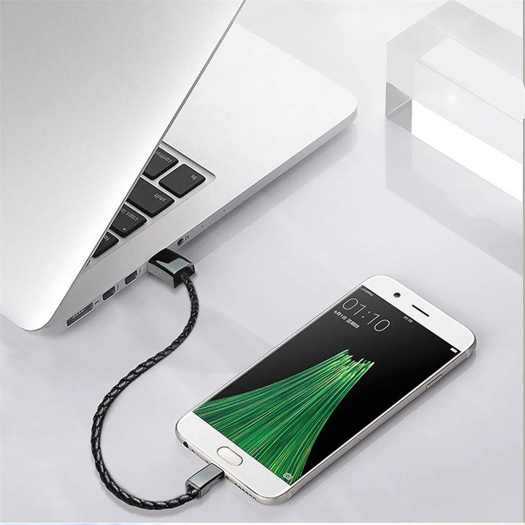 Usb кабель на запястье с разъемом Type C 20 см|Кабели питания| |