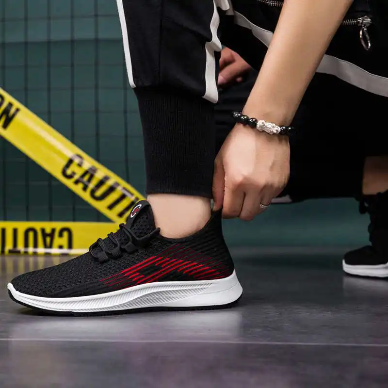 

Мужская спортивная обувь, износостойкие красные теннисные разноцветные кроссовки 2020, амортизирующая обувь для мальчиков, удобная теннисна...