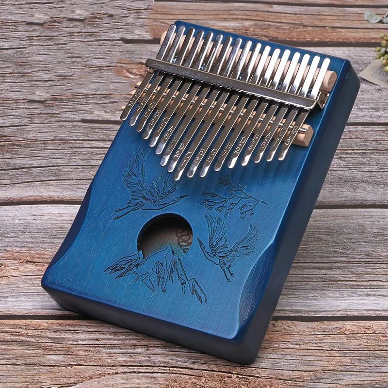 17 клавиш Kalimba большой палец пианино портативный гибкое африканских с