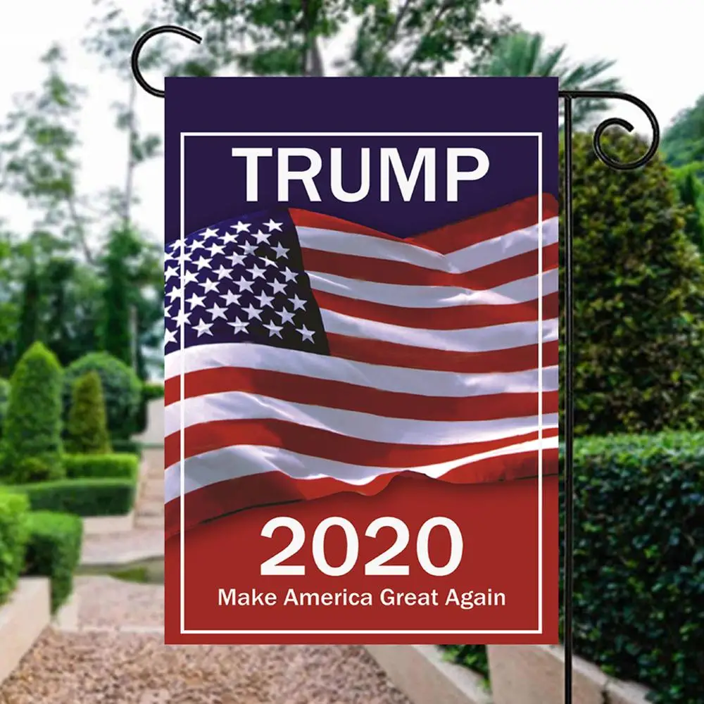 

Garden Flag Home Yard Decorative 12X18 Inches Supporting The 2020 US Presidential Campaign Home Decorative Trump Keep