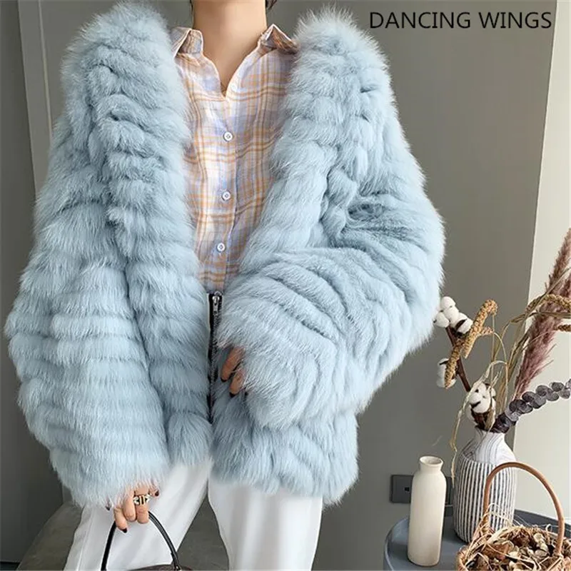 Abrigos mujer invierno 2021 зимняя шуба из натурального Лисьего меха женская меховая куртка