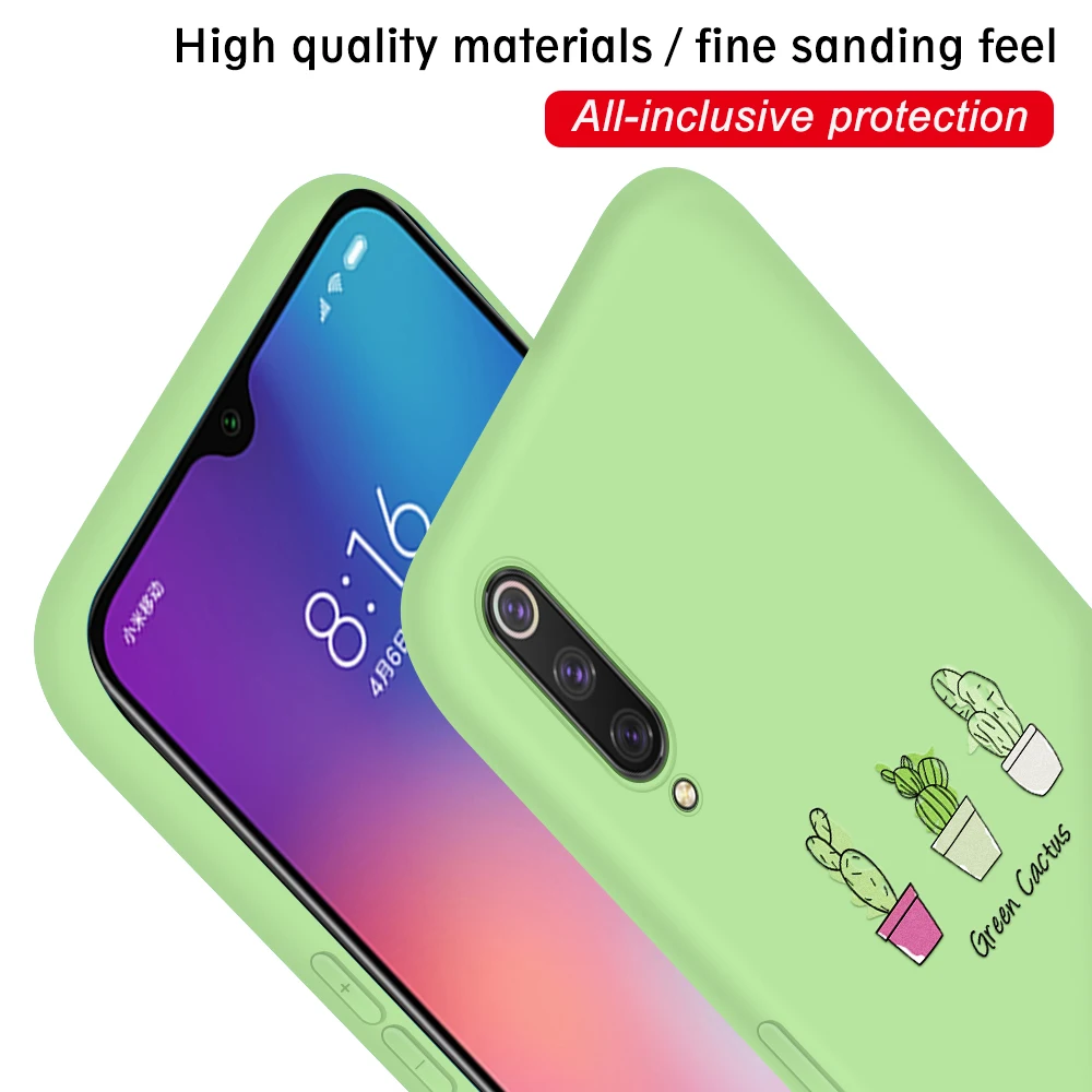 Чехол для телефона с узором для Xiaomi Redmi Note 7 6 Pro 7A 6A силиконовый чехол для Xiaomi Mi8 Mi 9T Pro 9 SE Mi9 A2 Lite Mi6X A2