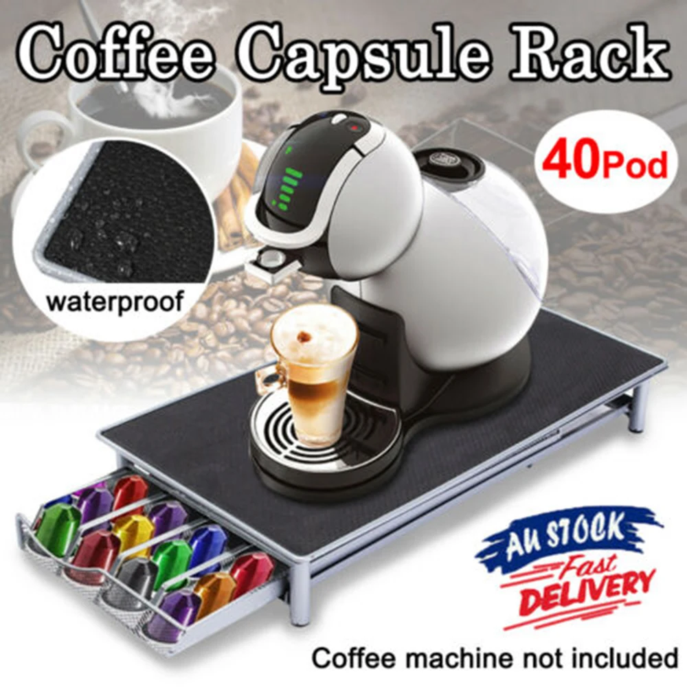 

Coffee Capsule Rack Organizer Storage Stand Coffee Drawers Capsules Holder For Dolce Gusto Coffee Capsule Shelves For Nespresso