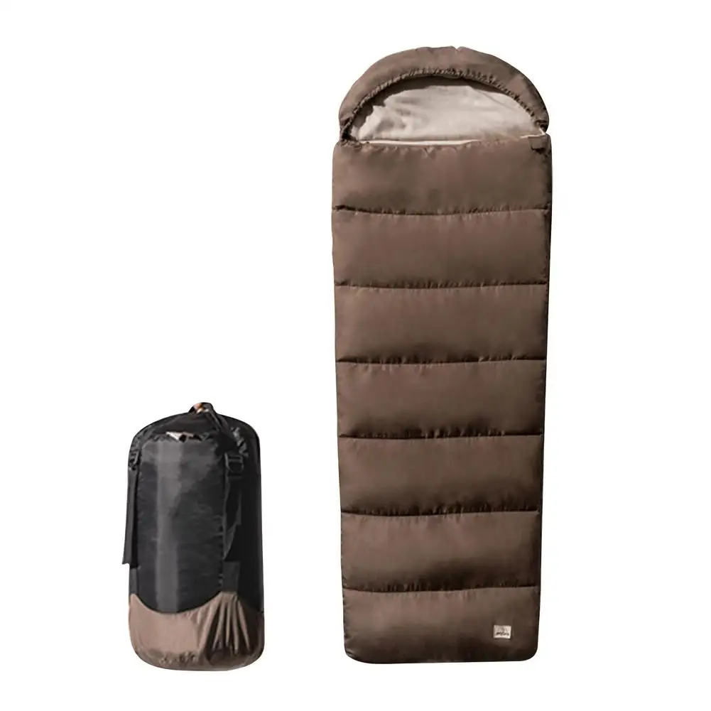 

High-quality Materials Sleeping Bag Comfortable Hard-wearing Fleabag U-shaped Windproof Cap For Outdoor Camping Travel 1pcs