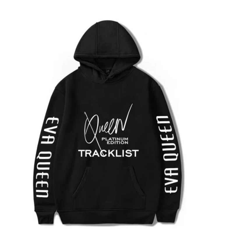 

Eva Queen Hoodies Men/women Funny Hip Hop Fashion Kawaii Sweatshirt Graphic Harajuku 90s Tumblr Hooded Streetwear