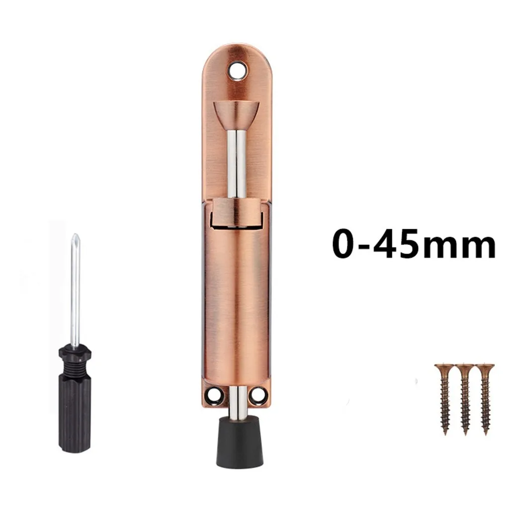 

Zinc Alloy Telescopic Door Stopper Heavy Duty Door Stops Foot-Operated Lever Door Stops Adjustable Kickdown Step-On Door Holder